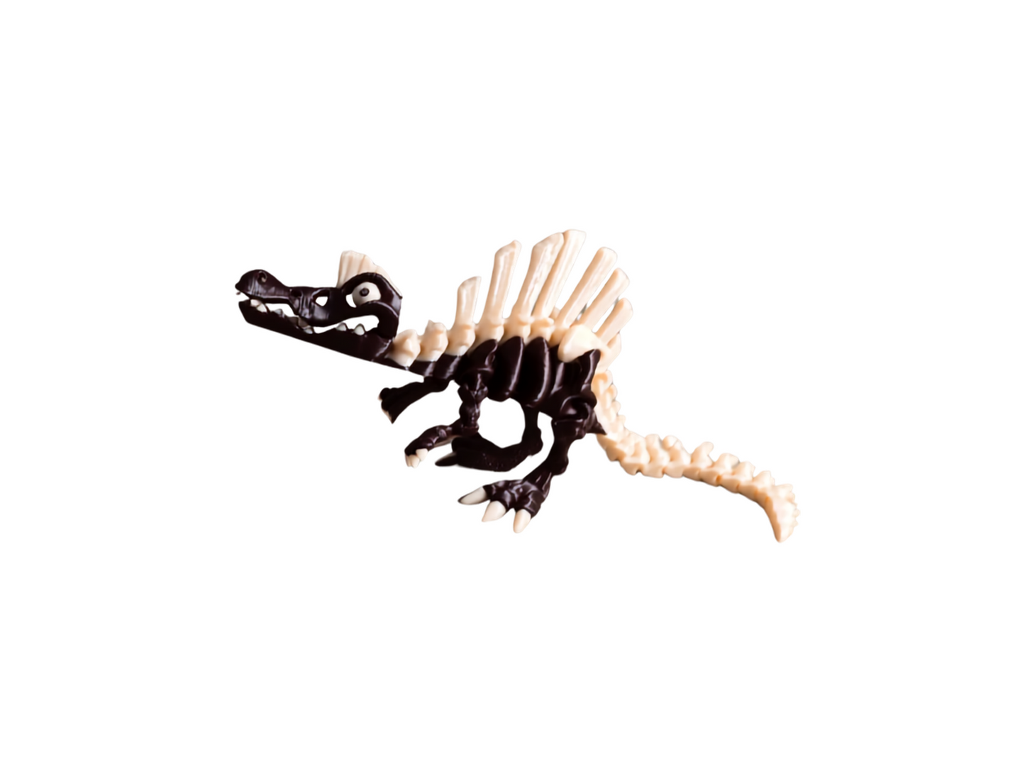 This is a Flexi Factory Skeleton Spinosaurus, another popular articulated 3D-printed toy.