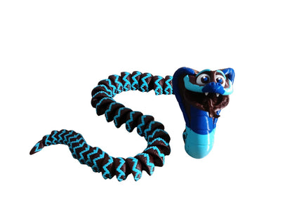 3D printed articulated Flexi Cobra design by Flexi Factory, Printed by Uniskull Creations.