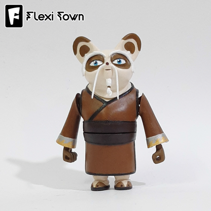 Kung Fu Panda Collection by Flexi Town, 3D printed by Uniskull Creations.