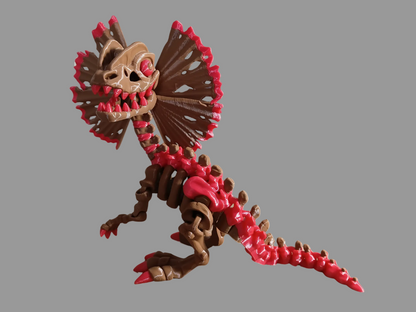 3D printed Skeleton Dilophosaurus