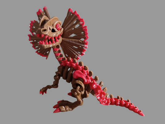 3D printed Skeleton Dilophosaurus