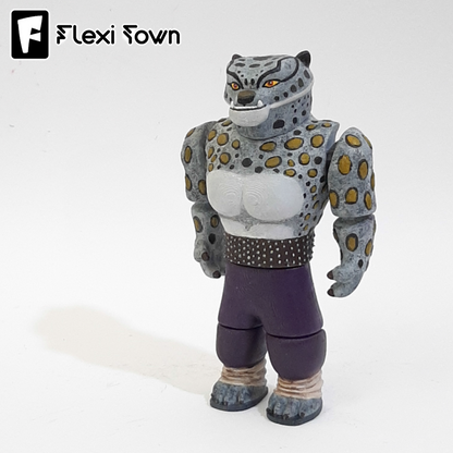 Kung Fu Panda Collection by Flexi Town, 3D printed by Uniskull Creations.