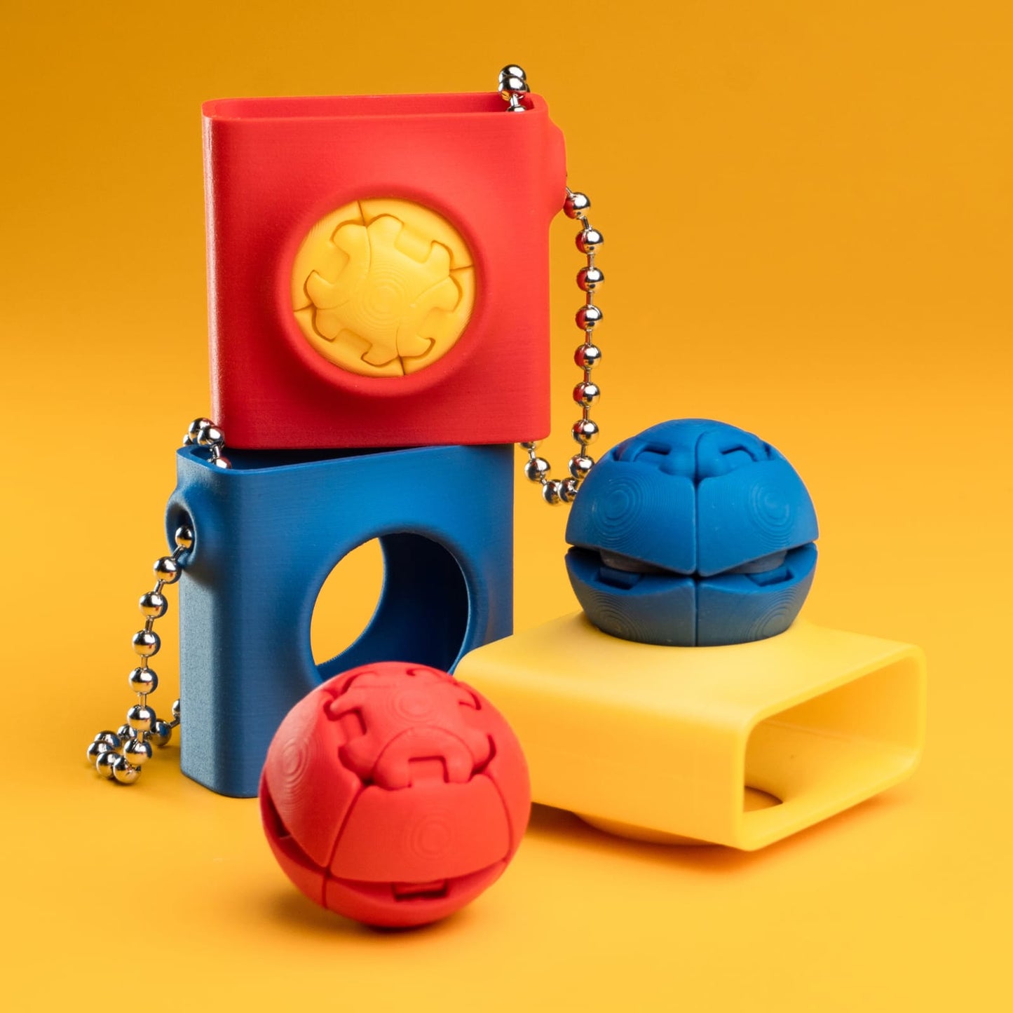 Zorbles, Designed by Blob Lab, 3D printed by Uniskull Creations.